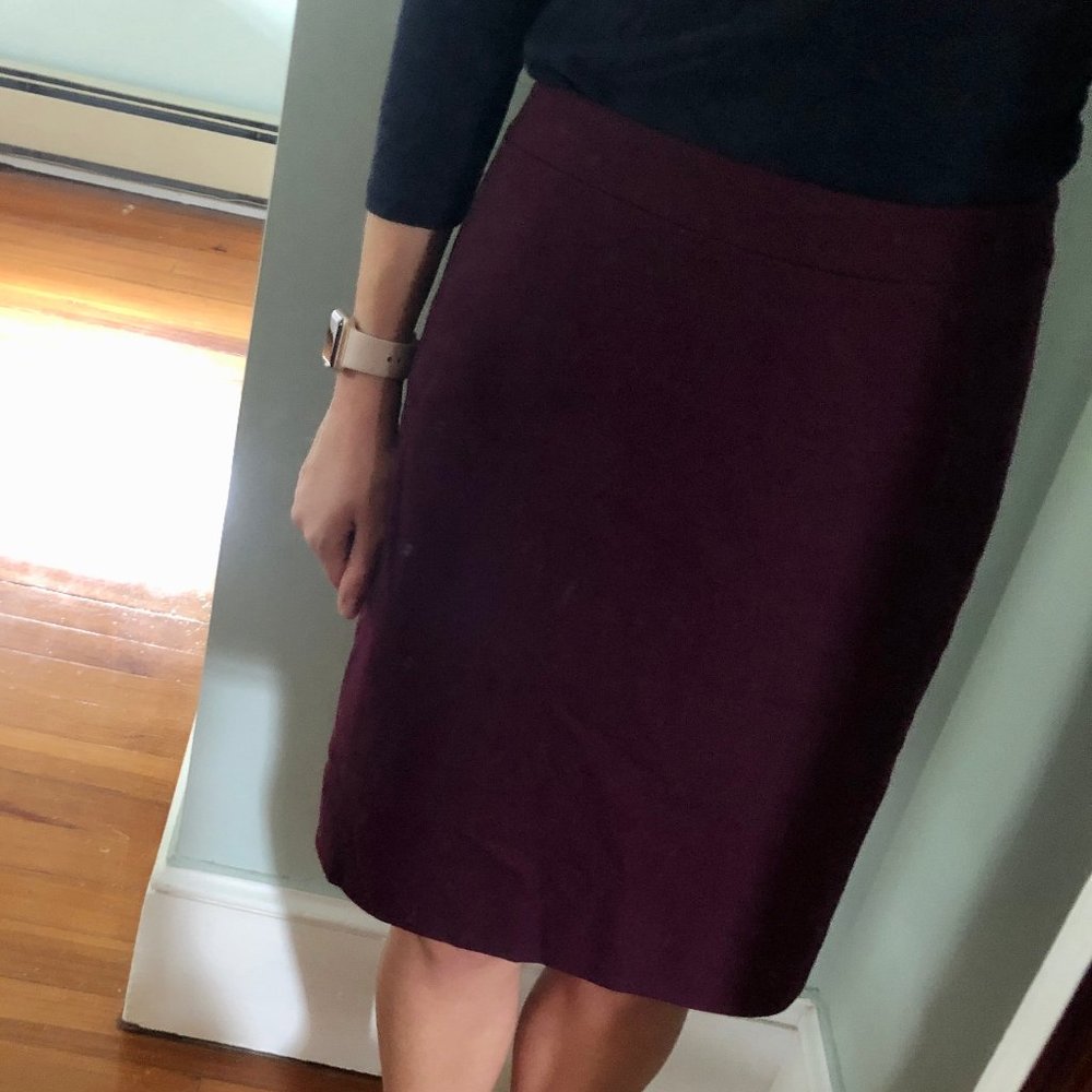 J. Crew Women's Wool Pencil Skirt